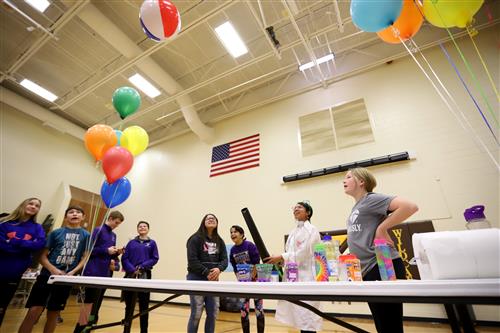 Walnut students conducting a science experiment